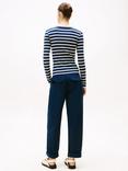 Tommy Hilfiger Stripe Slim Fit Henley Top, Multi