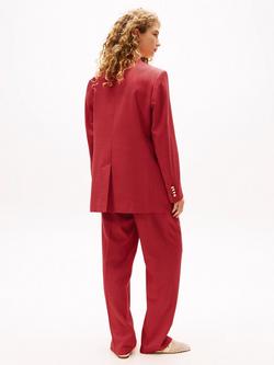 Tommy Hilfiger x Sofia Richie Grainge Double Breasted Blazer, Medium Red - view 2, Medium Red