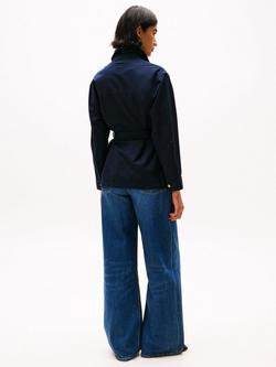 Tommy Hilfiger Belted Utility Jacket, Dark Night Navy - view 2, Dark Night Navy