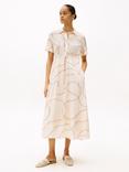 Tommy Hilfiger Chain Print Organic Cotton Blend Shirt Dress, Multi
