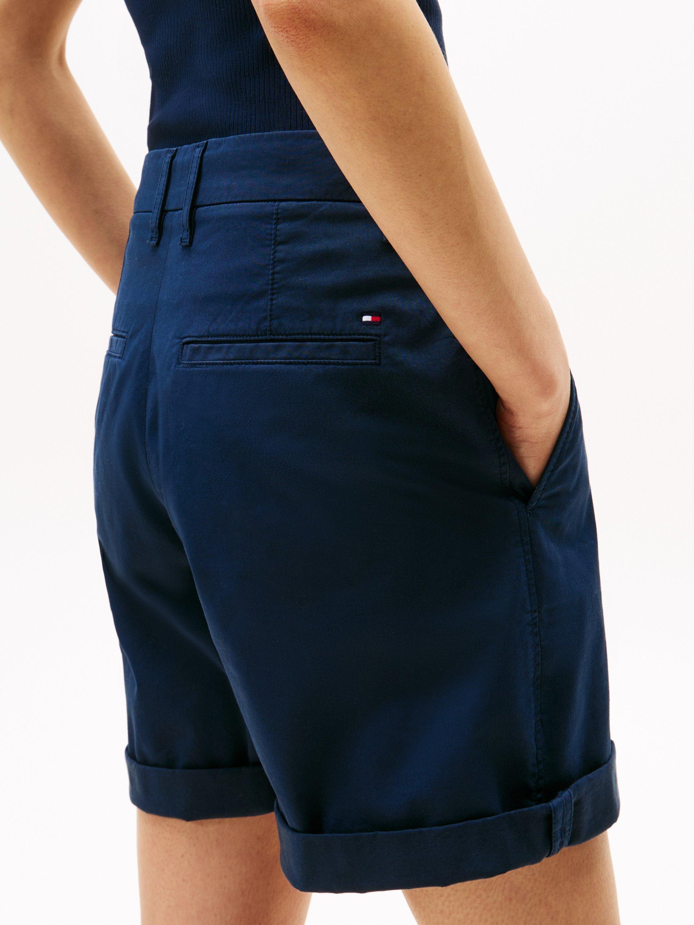 Product image 3 of 7, which shows Tommy Hilfiger Chino Shorts, Dark Night Navy, 8