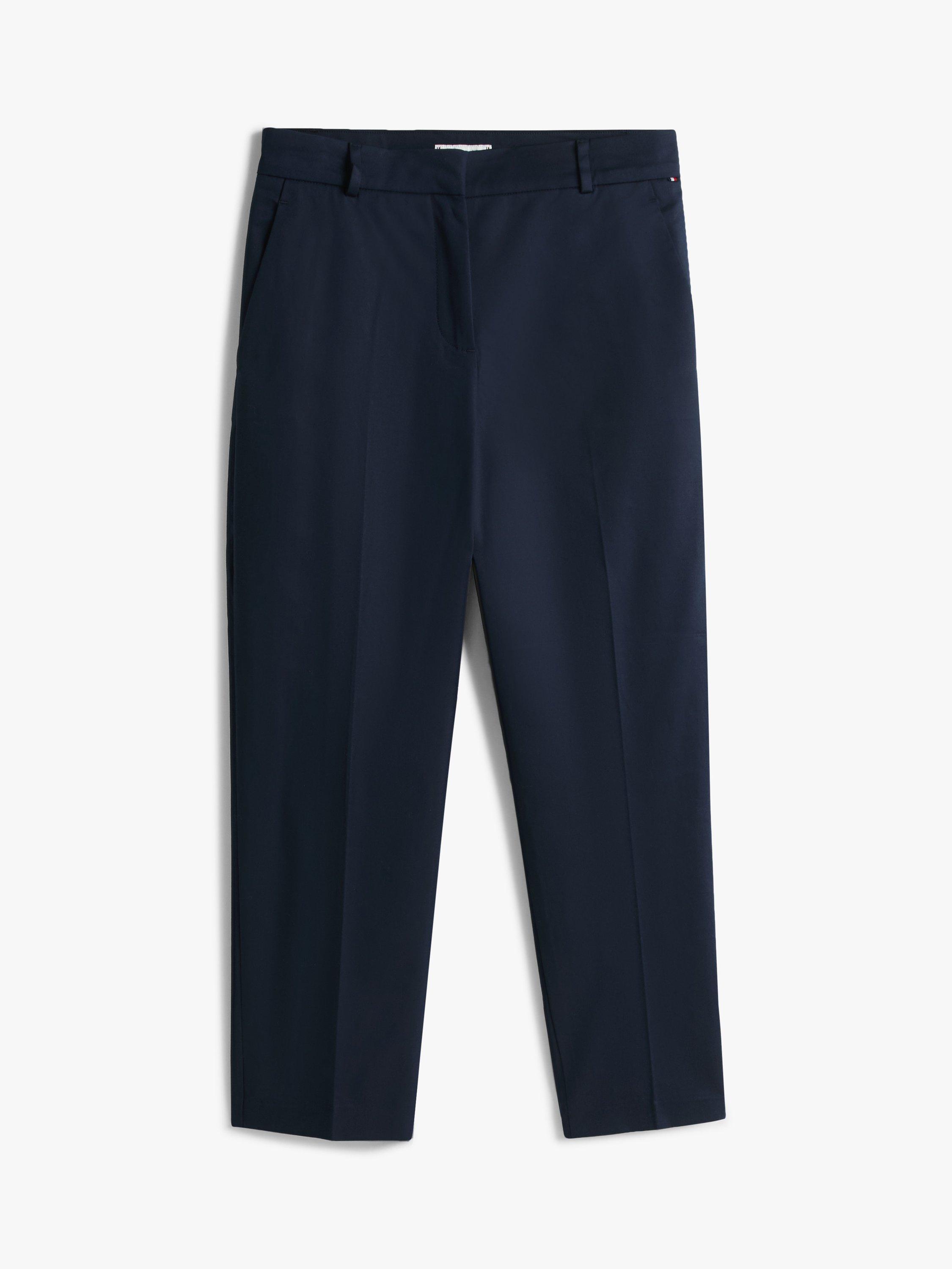 Product image 6 of 6, which shows Tommy Hilfiger Slim Fit Straight Leg Organic Cotton Rich Chinos, Dark Night Navy, 6