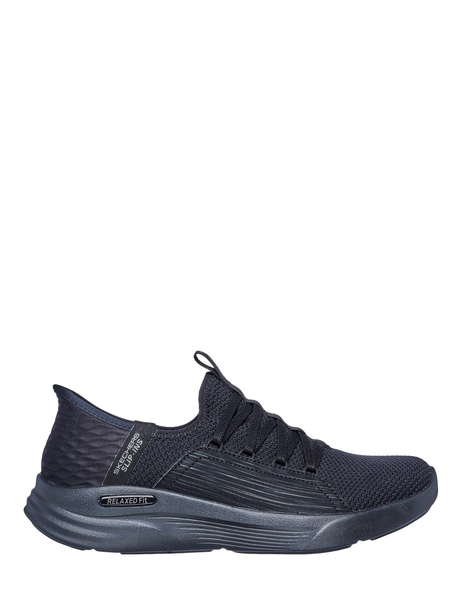 Product image 1 of 2, which shows Skechers Hands Free Slip-ins Relaxed Fit Sport Ballet Chic Trainers, Black, 3