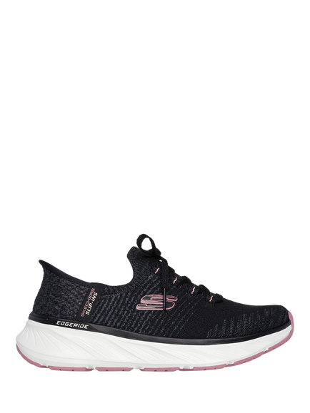 Skechers Hands Free Slip-ins Relaxed Fit Edgeride Impression Trainers, Black
