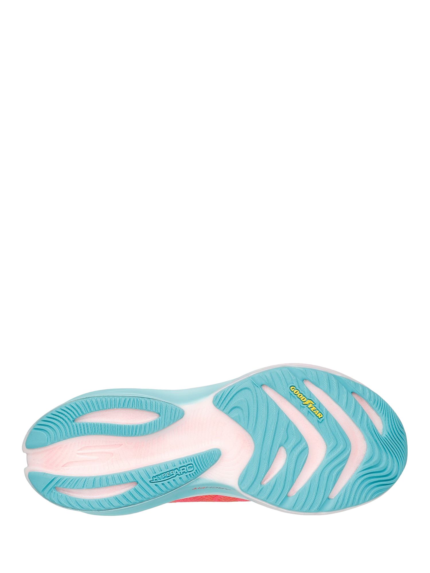 Product image 3 of 4, which shows Skechers GO RUN Ride Running Trainers, Pink/Multi, 3