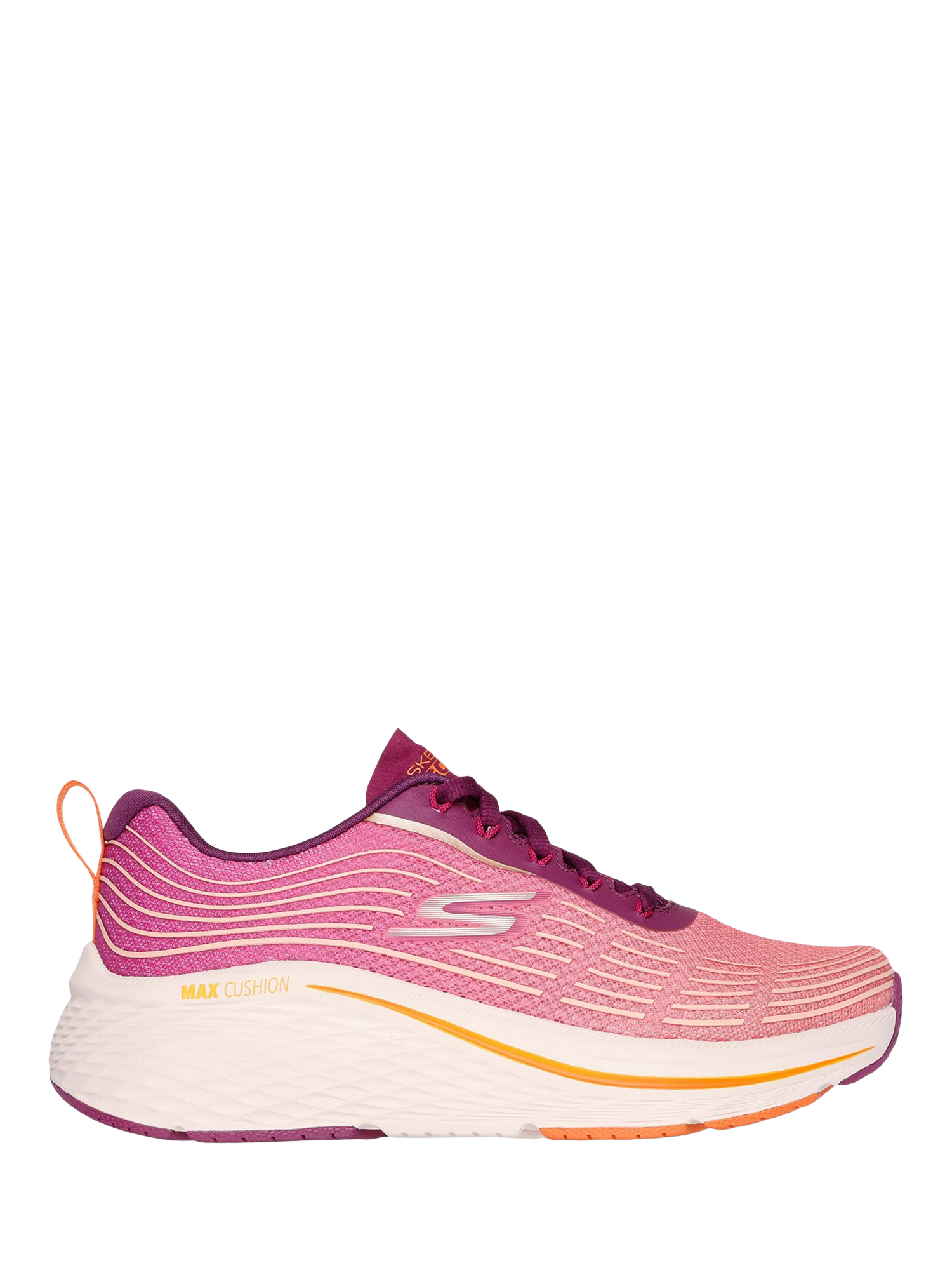 Product image 1 of 4, which shows Skechers Max Cushioning Elite 2.0 Alaura Trainers, Raspberry, 3