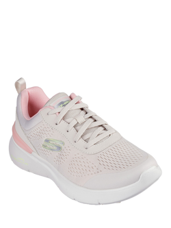 Skechers Skech-Air Dynamight 2.0 New Heights Trainers, Natural - view 2, Natural