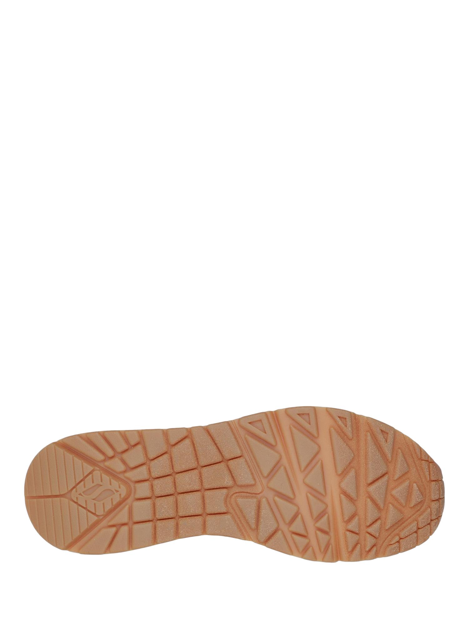 Product image 3 of 4, which shows Skechers Uno Shimmer Away Trainers, White, 3