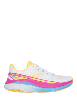 Skechers Max Cushioning Propulsion Trainers, White/Multi, White/Multi