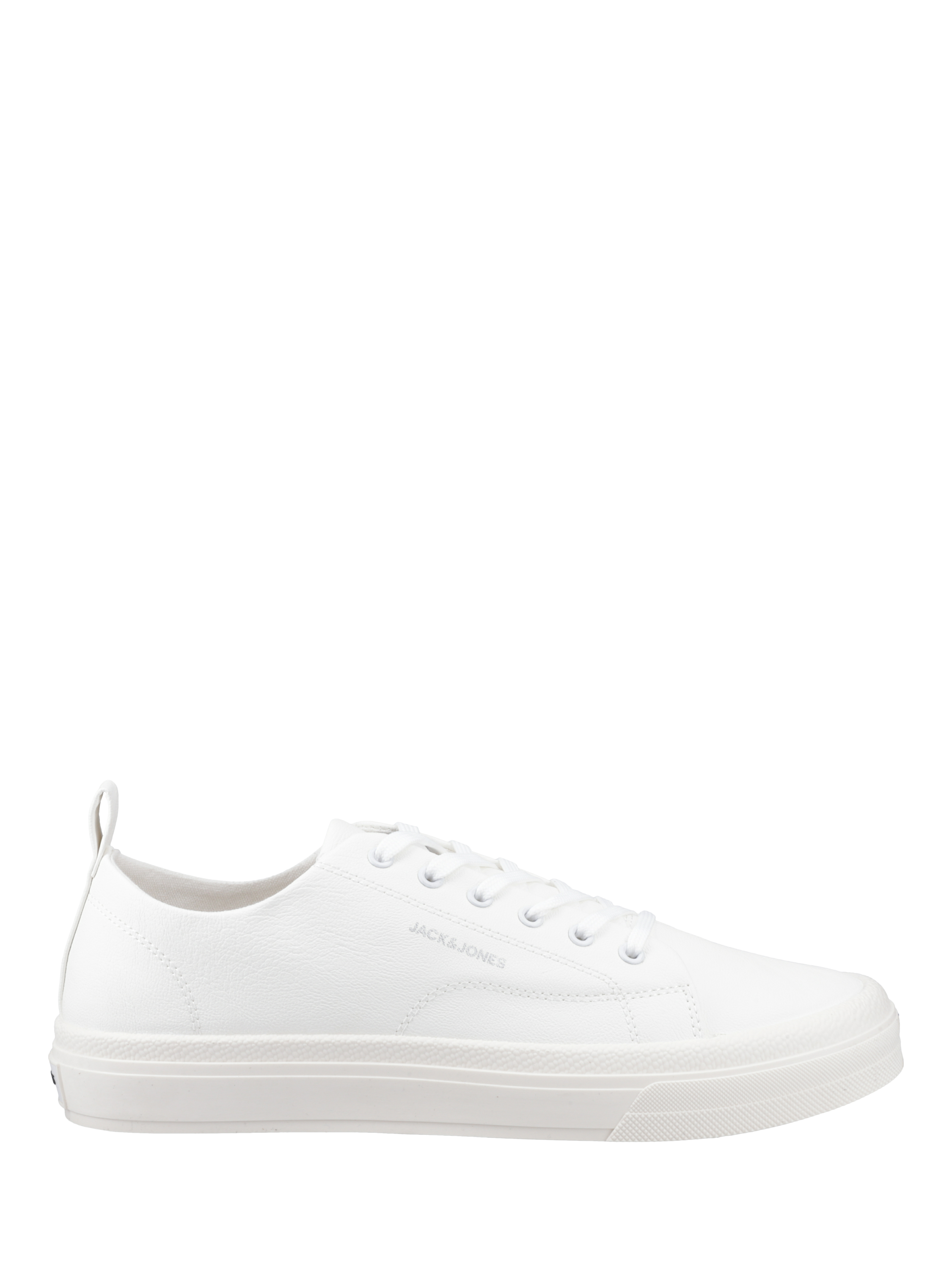 Jack & Jones Bayswater Lace Up Trainers, Bright White
