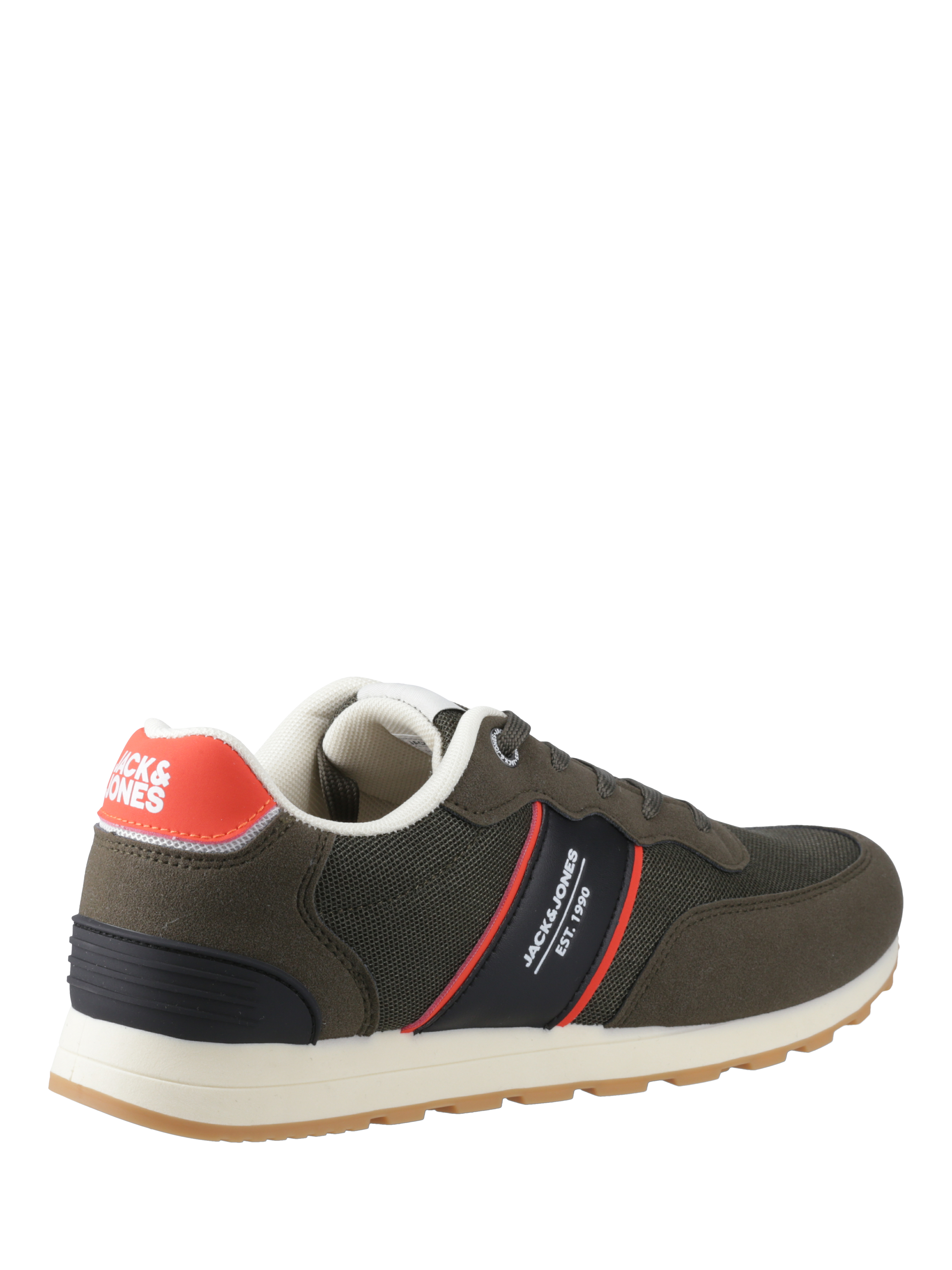 Product image 3 of 5, which shows Jack & Jones Spirit Runner Trainers, Olive Night, 7