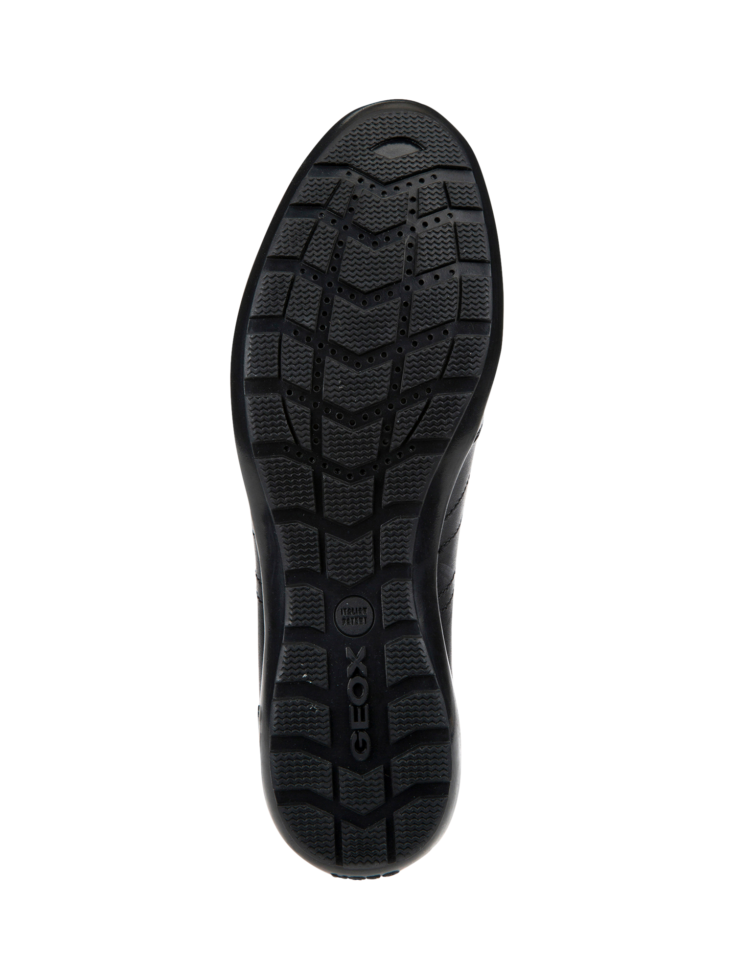 Product image 7 of 7, which shows Geox Symbol City Leather Trainers, Black, EU47