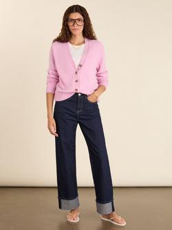 Baukjen Celine V-Neck Wool Rich Cardigan, Blossom - view 2, Blossom