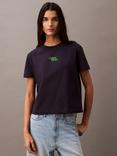 Calvin Klein Script Logo Crew Neck T-Shirt