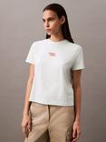 Calvin Klein Script Logo Crew Neck T-Shirt, Mint Julep