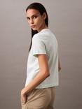 Calvin Klein Script Logo Crew Neck T-Shirt, Mint Julep