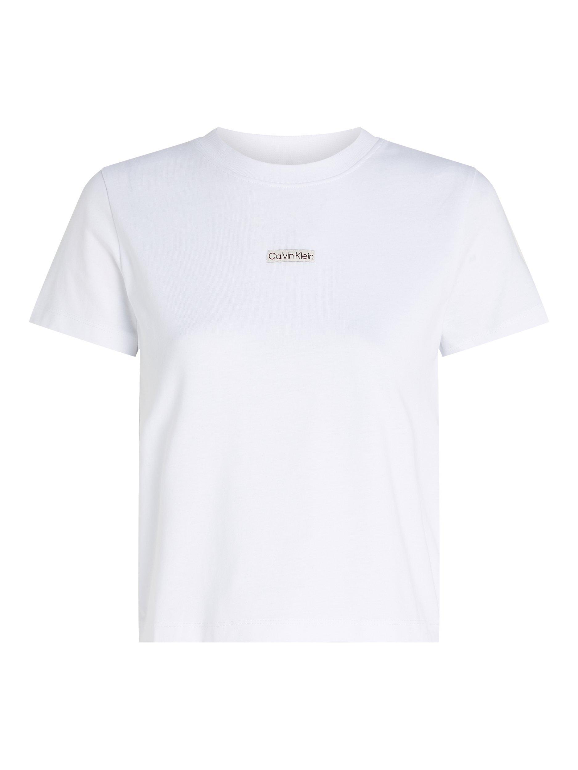 Product image 5 of 6, which shows Calvin Klein Logo Baby T-Shirt, Brilliant White, M