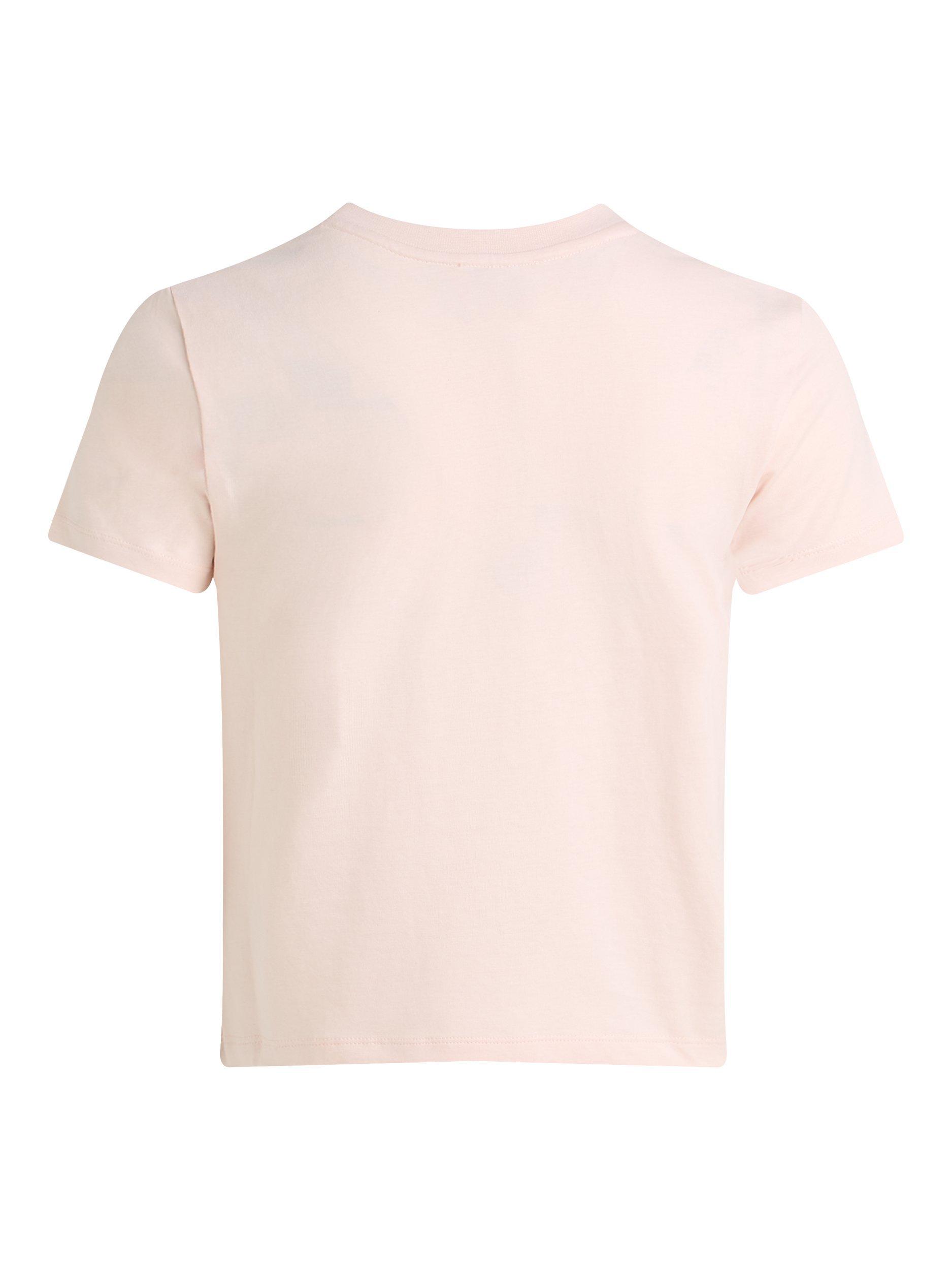 Product image 6 of 6, which shows Calvin Klein Logo Baby T-Shirt, Silver Peony, XS