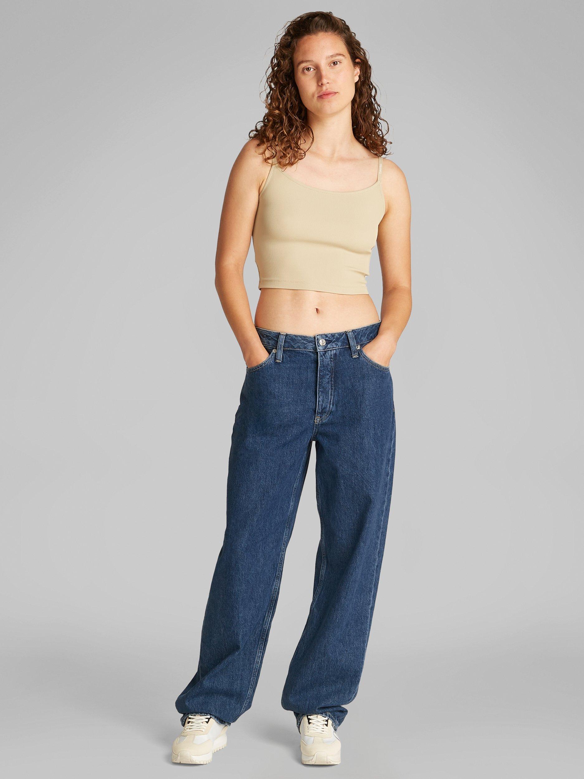 Product image 2 of 6, which shows Calvin Klein 90's Loose Fit Jeans, Denim Medium, 25