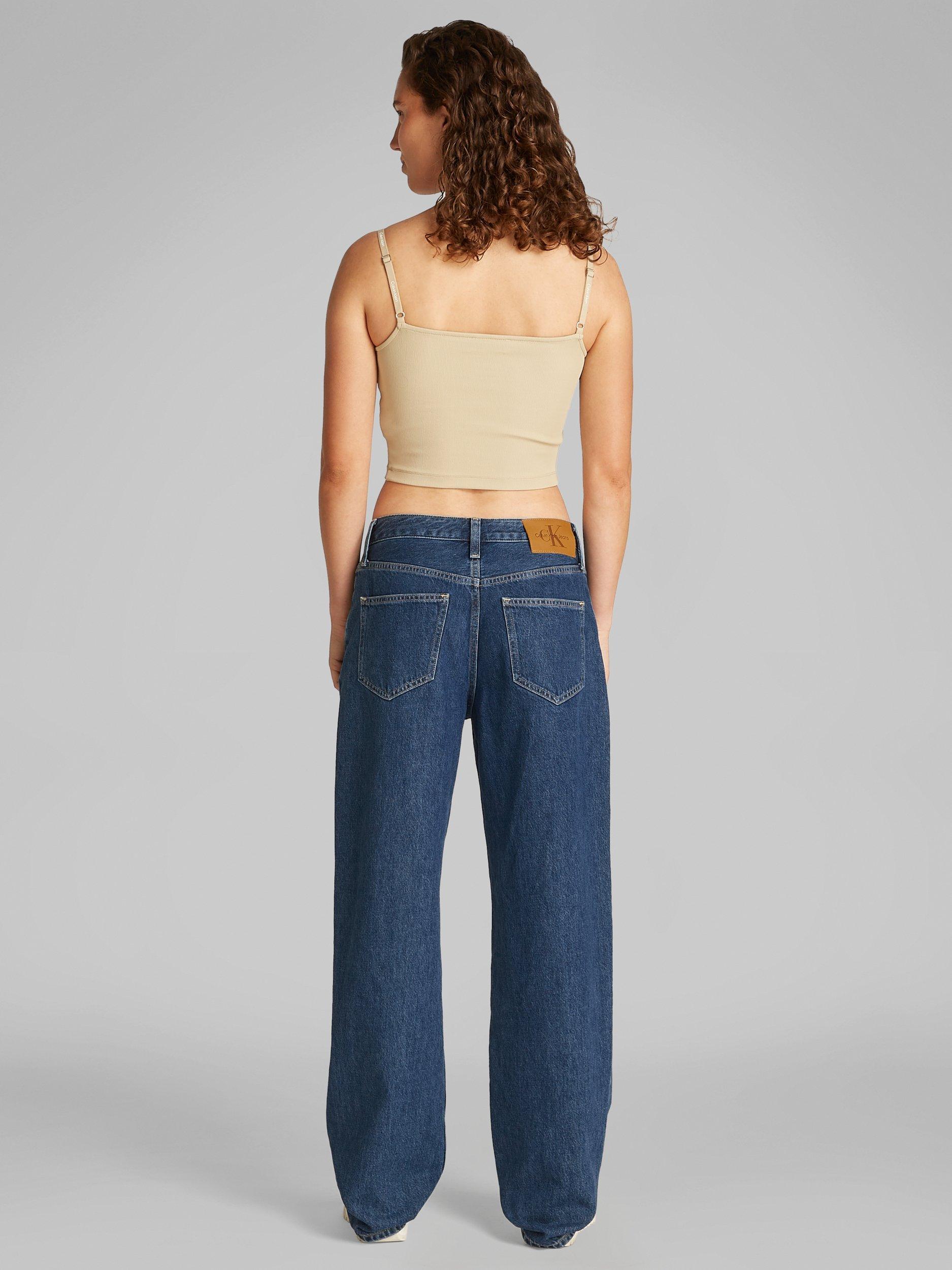 Product image 3 of 6, which shows Calvin Klein 90's Loose Fit Jeans, Denim Medium, 25