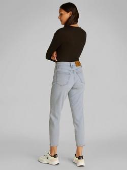 Calvin Klein Tapered Mom Jeans, Denim Light - view 2, Denim Light