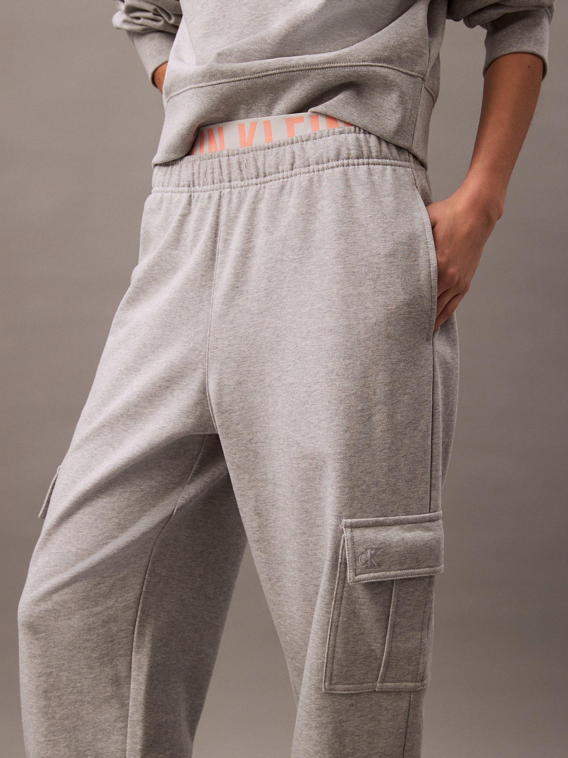 Product image 4 of 5, which shows Calvin Klein Jeans Archive Logo Joggers, Grey, S