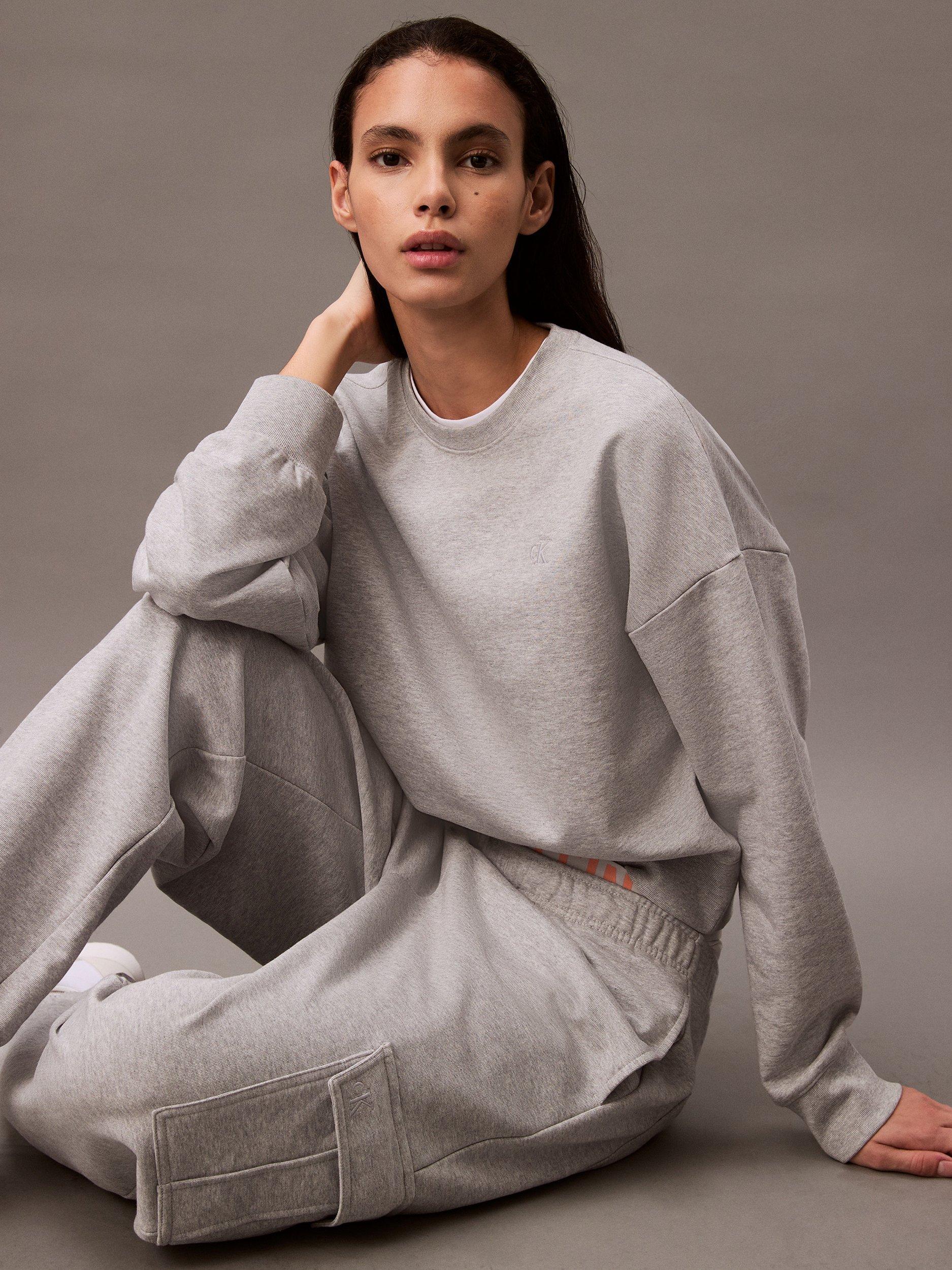 Product image 5 of 5, which shows Calvin Klein Jeans Archive Logo Joggers, Grey, S