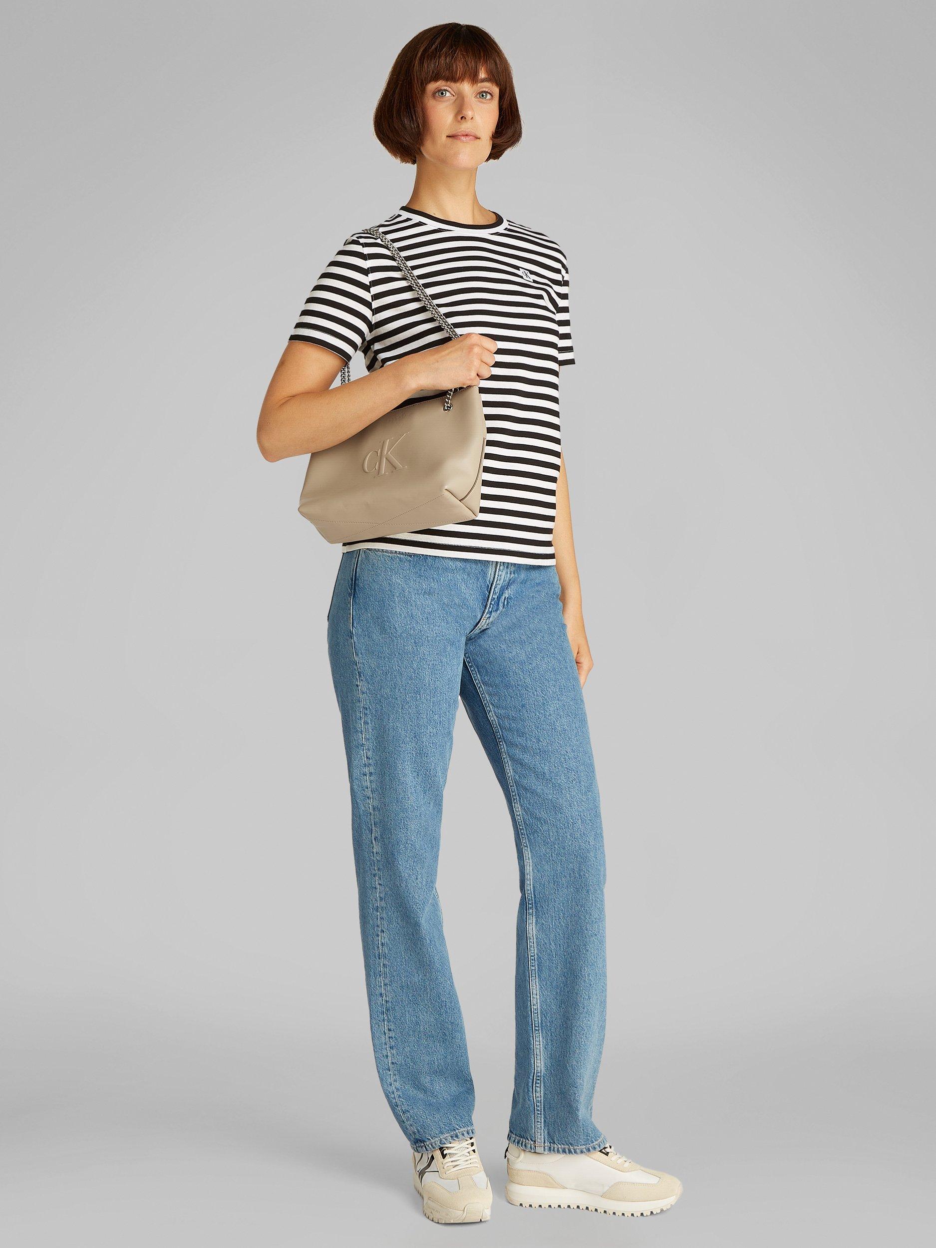 Product image 2 of 5, which shows Calvin Klein Chain Shoulder Bag, Crockery