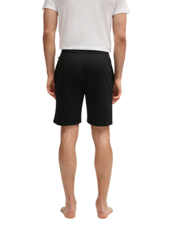 HUGO BOSS BOSS Contrast Trim Logo Cotton Shorts - view 2, Black