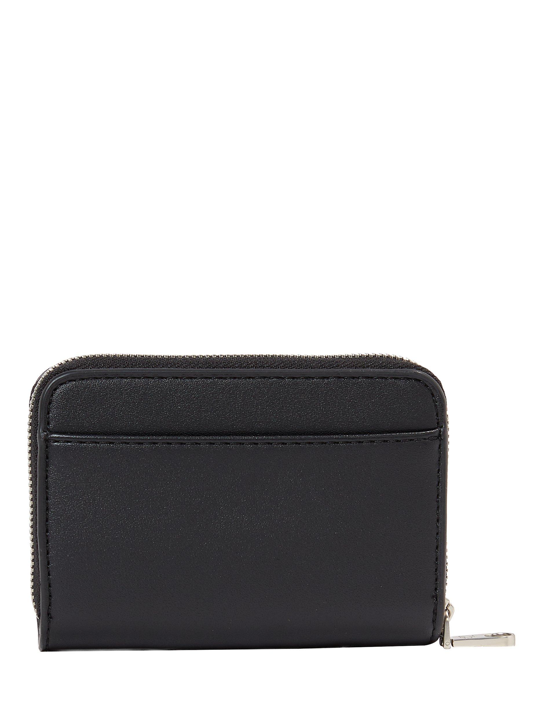 Product image 2 of 4, which shows Calvin Klein Embossed Logo Zip Around Purse, Black
