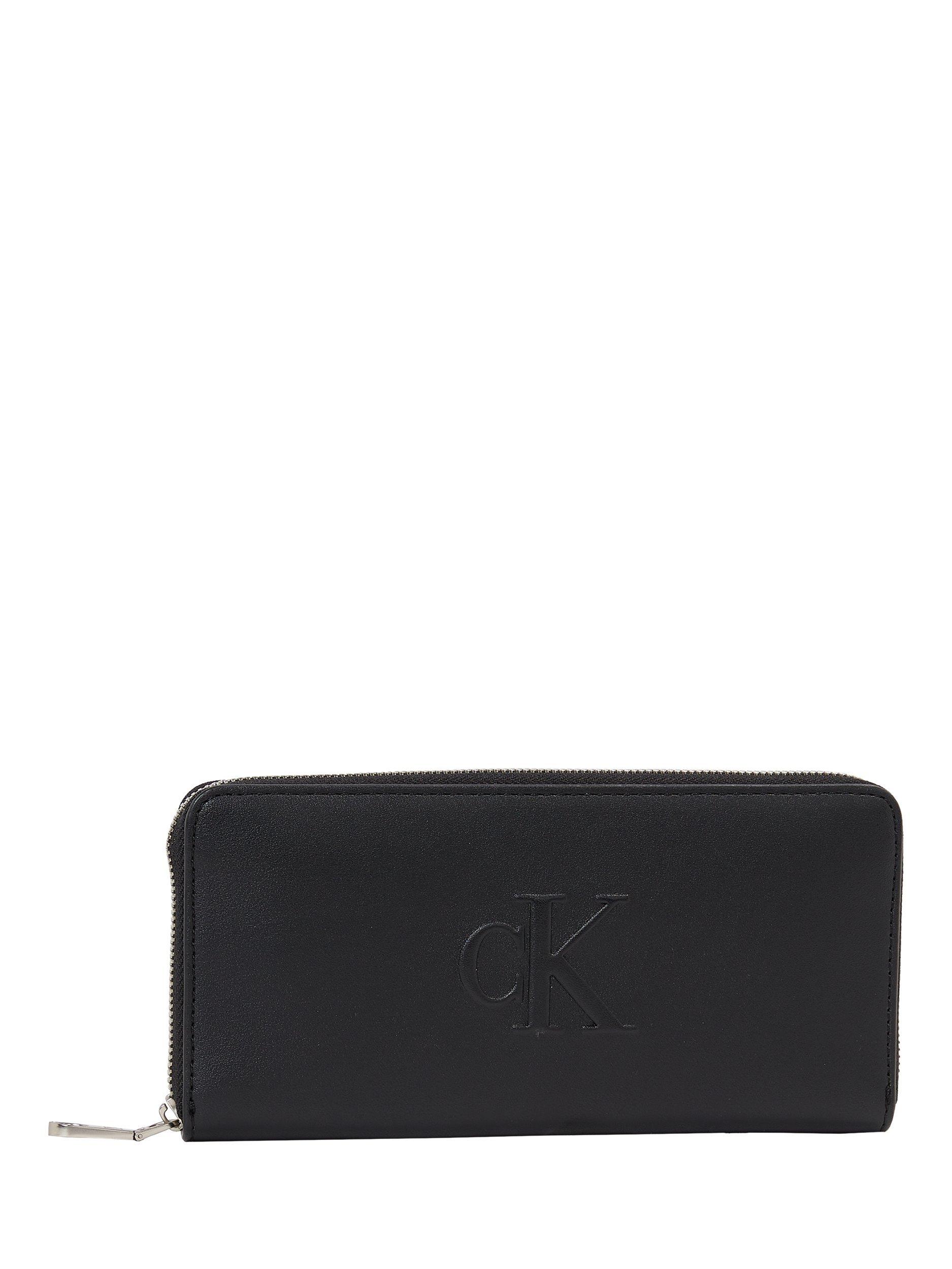 Calvin Klein Monogram Logo Purse, Black
