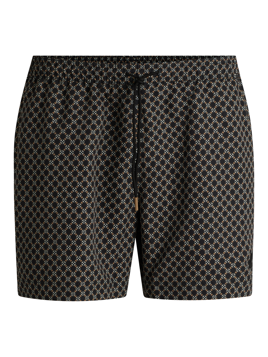 Product image 3 of 4, which shows BOSS Geometric Print Swim Shorts, Black/Multi, M
