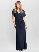 【PHASE EIGHT】Selene Ombre Maxi Dress KAREN MILLEN Ombre Sequin And Embroidered Maxi Dress in Teal