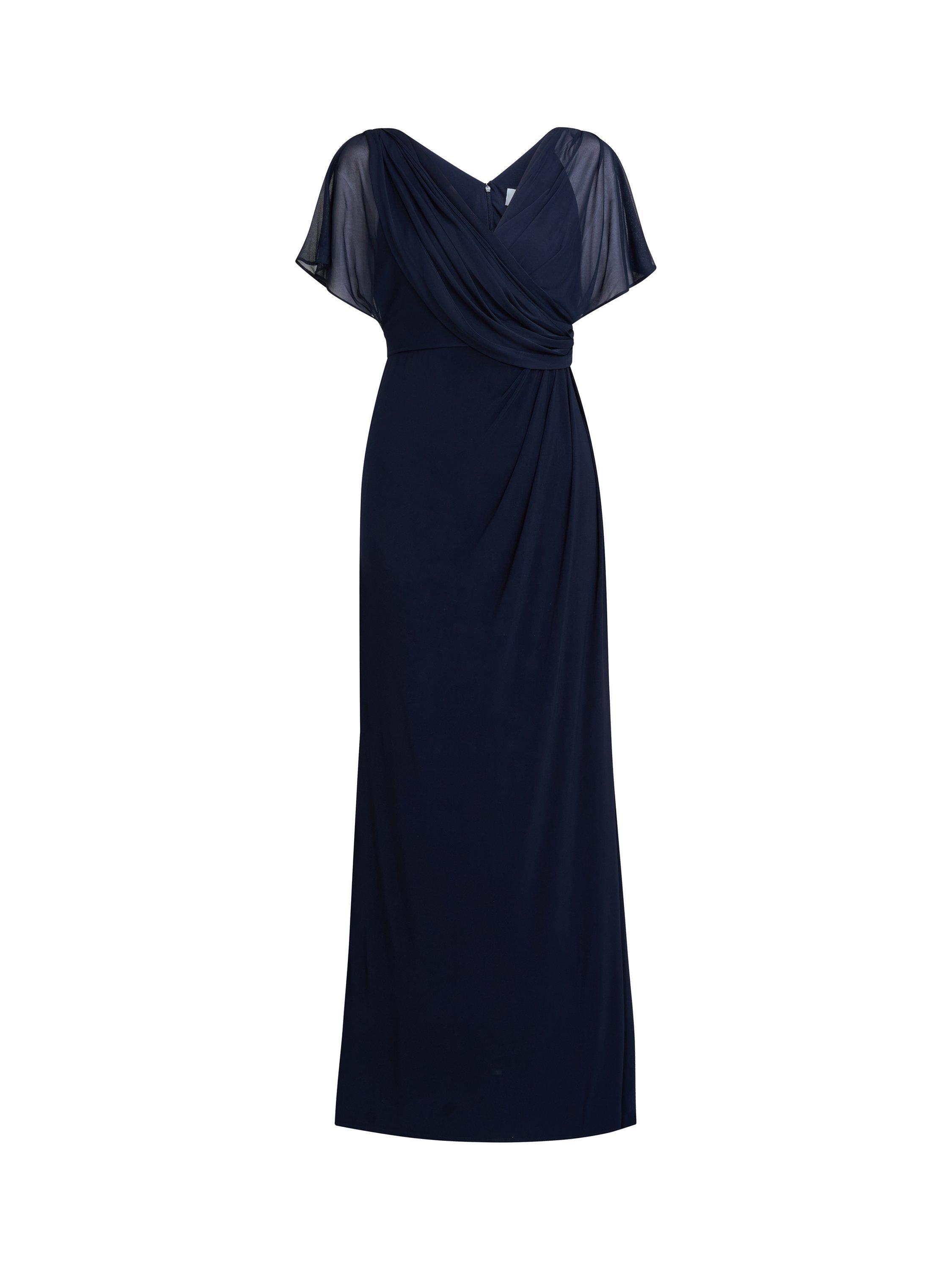 Product image 4 of 5, which shows Gina Bacconi Elliot Jersey Maxi Dress, Navy, 8