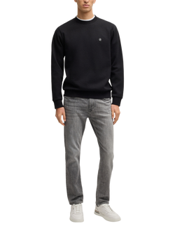 BOSS Leather Trainers - view 2, Open White