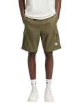 HUGO Cotton Cargo Shorts, Green/Multi