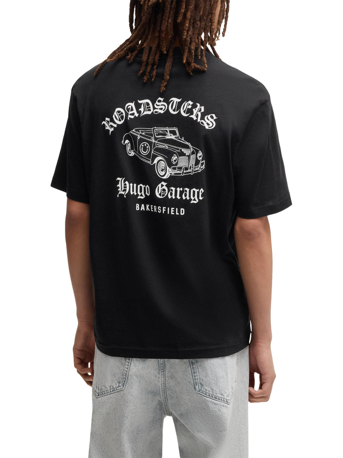 Product image 2 of 5, which shows HUGO BOSS HUGO Natopu T-Shirt, Black, M