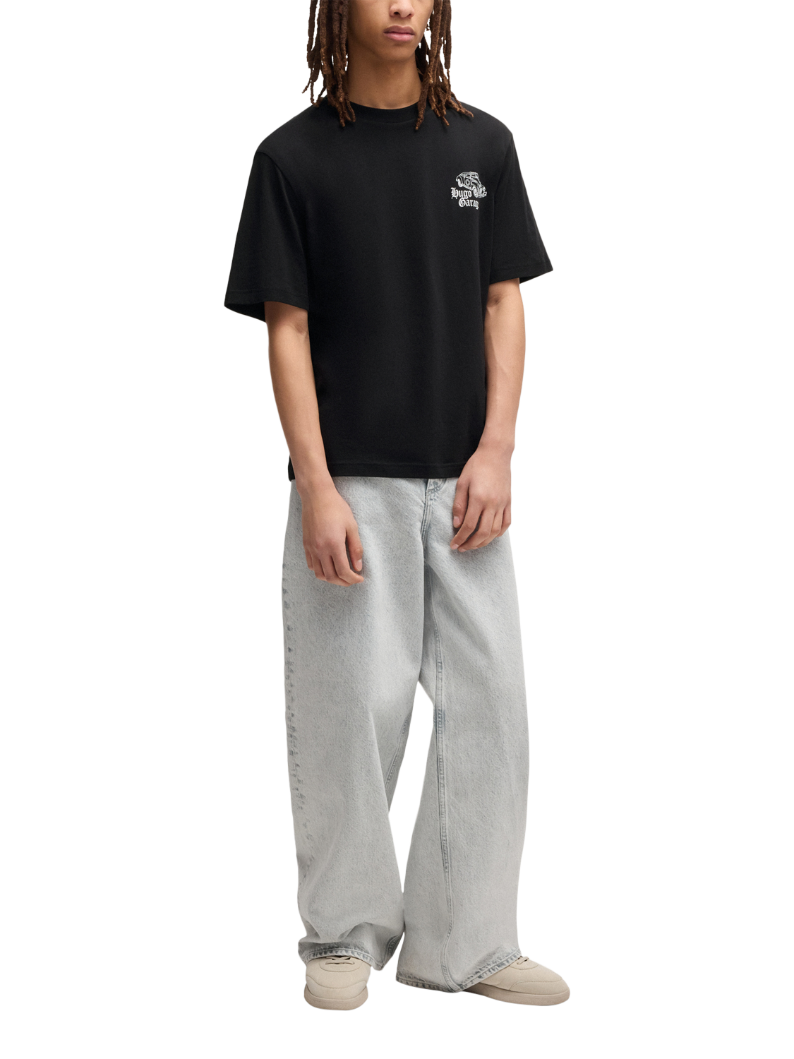 Product image 3 of 5, which shows HUGO BOSS HUGO Natopu T-Shirt, Black, M