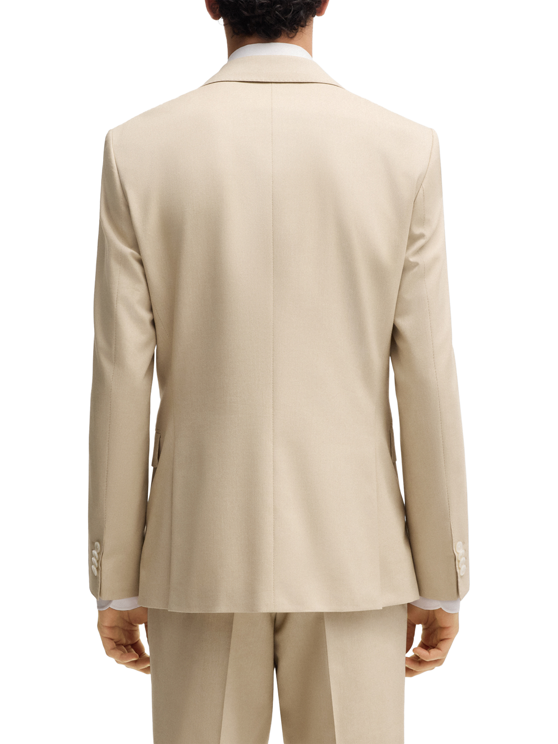 Product image 2 of 6, which shows BOSS Hutson Heritage Slim Fit Blazer, Light Beige, 34R