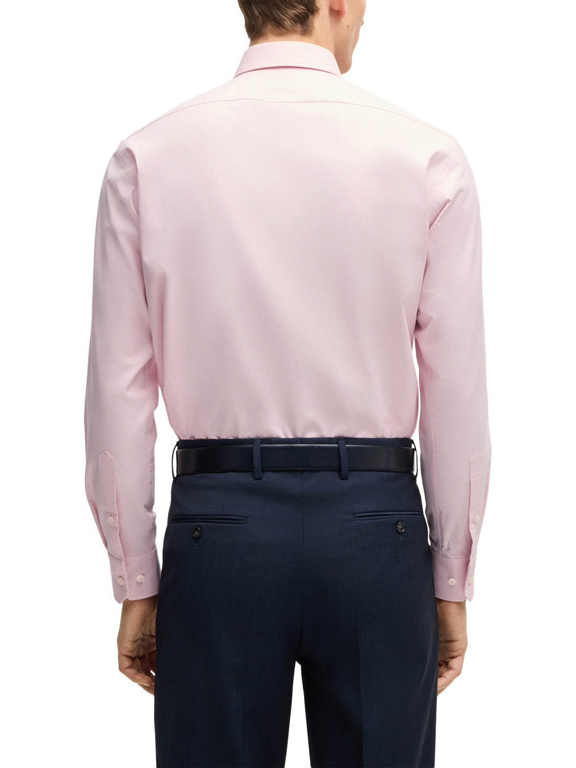 Product image 2 of 6, which shows BOSS Cotton Regular Fit Shirt, Light Pink, 17.75