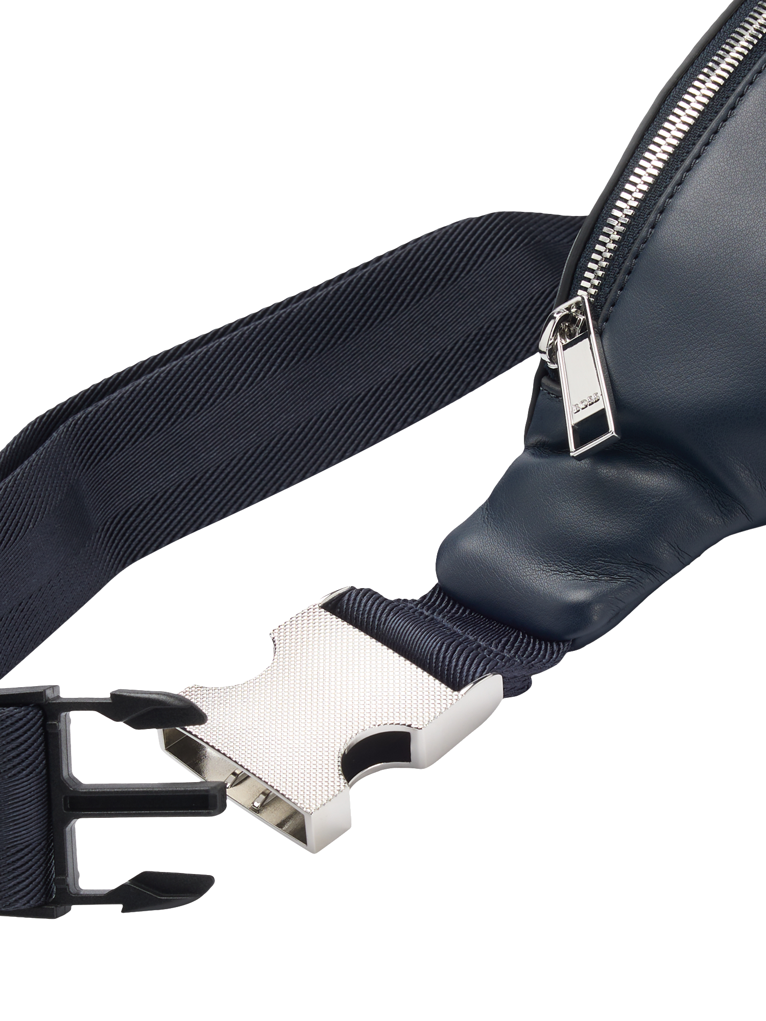 Product image 5 of 5, which shows BOSS Faux Leather Bum Bag, Dark Blue
