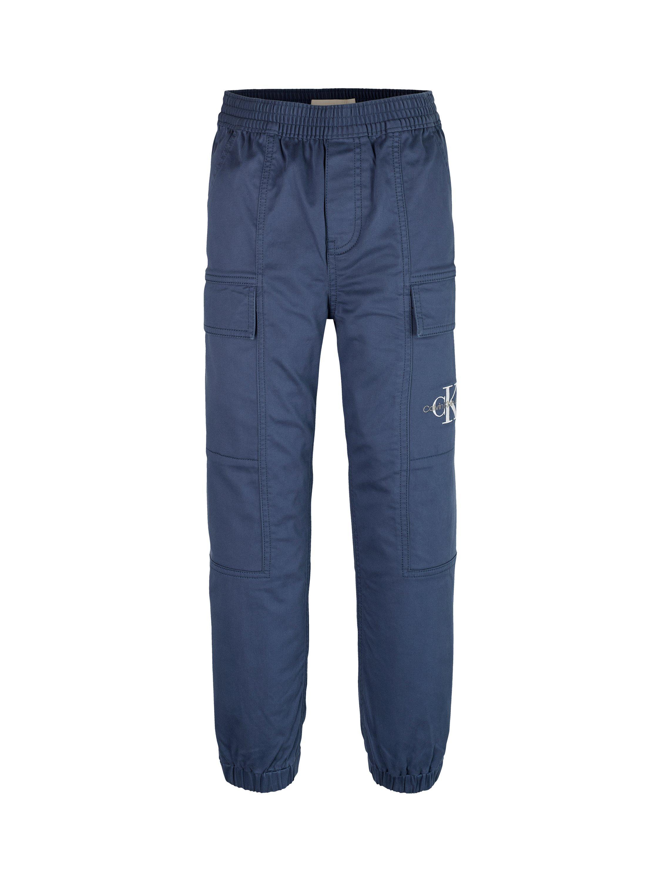 Product image 4 of 6, which shows Calvin Klein Kids' Cargo Trousers, Oceana, 4 years