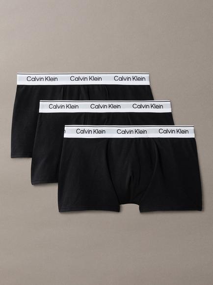 Calvin Klein Kids' Modern Logo Trunks, Pack of 3, Black