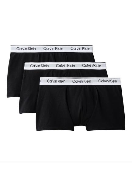 Calvin Klein Kids' Modern Logo Trunks, Pack of 3 - view 2, Black