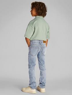 Calvin Klein Kids' Slim Fit Jeans, Reef Blue - view 2, Reef Blue