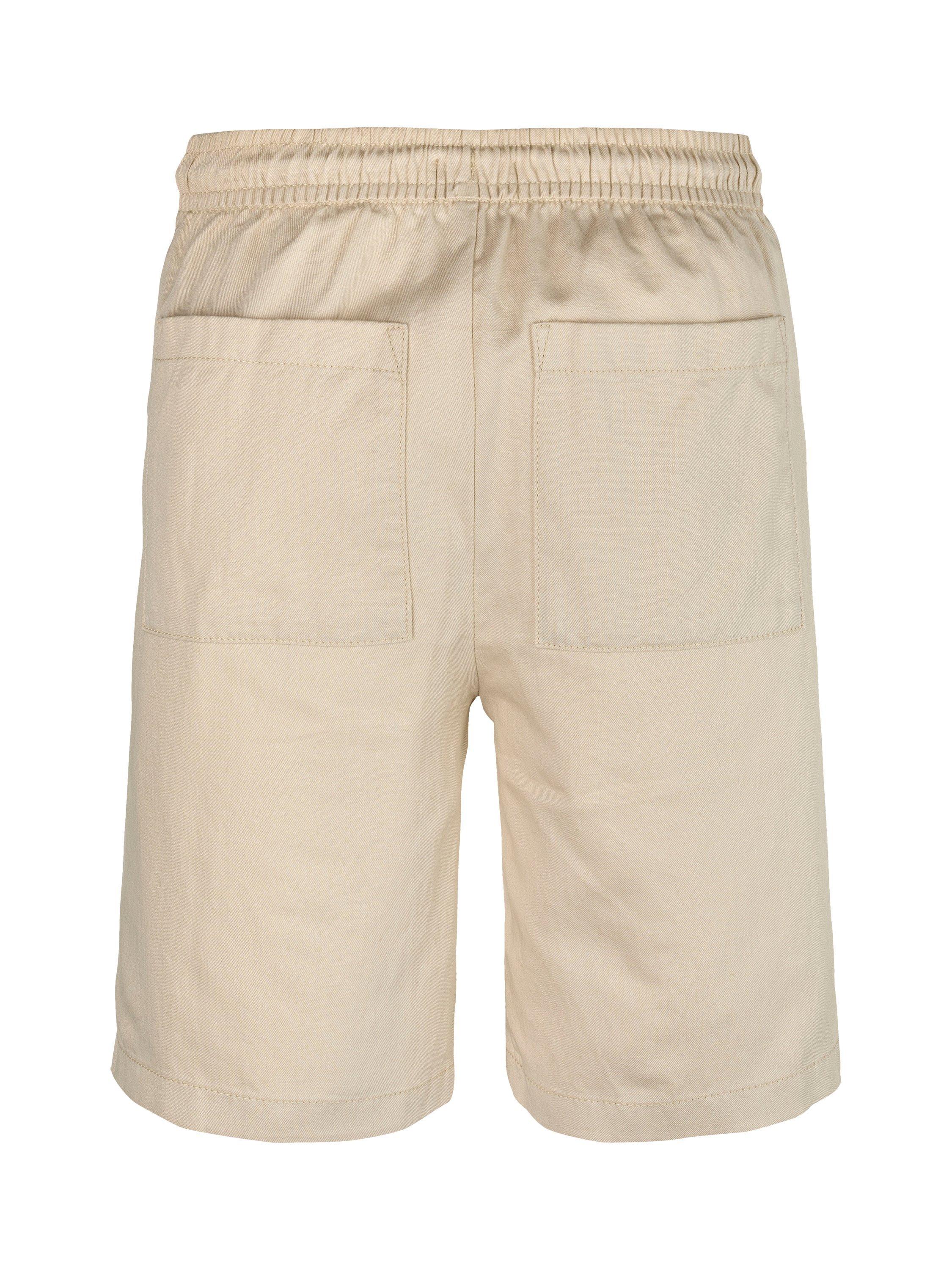 Product image 6 of 6, which shows Calvin Klein Kids' Relaxed Longline Shorts, Oyster Gray, 8 years