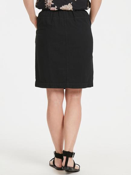 KAFFE Naya Knee Length Skirt - view 2, Black