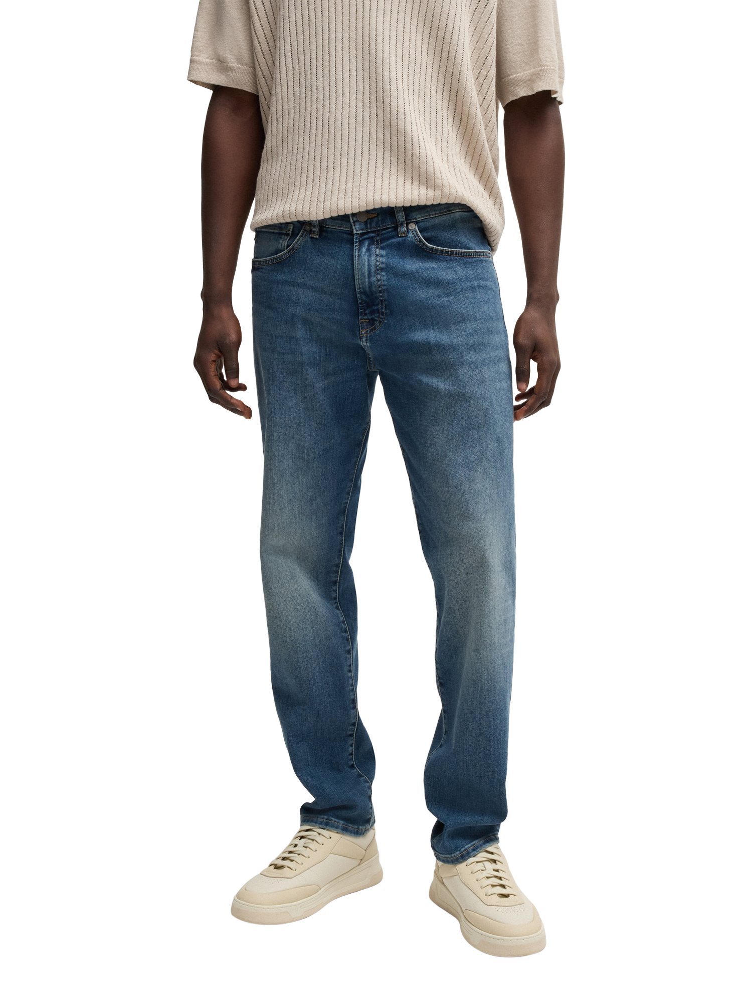 Product image 1 of 6, which shows BOSS Regular Fit Jeans, Blue, 40L