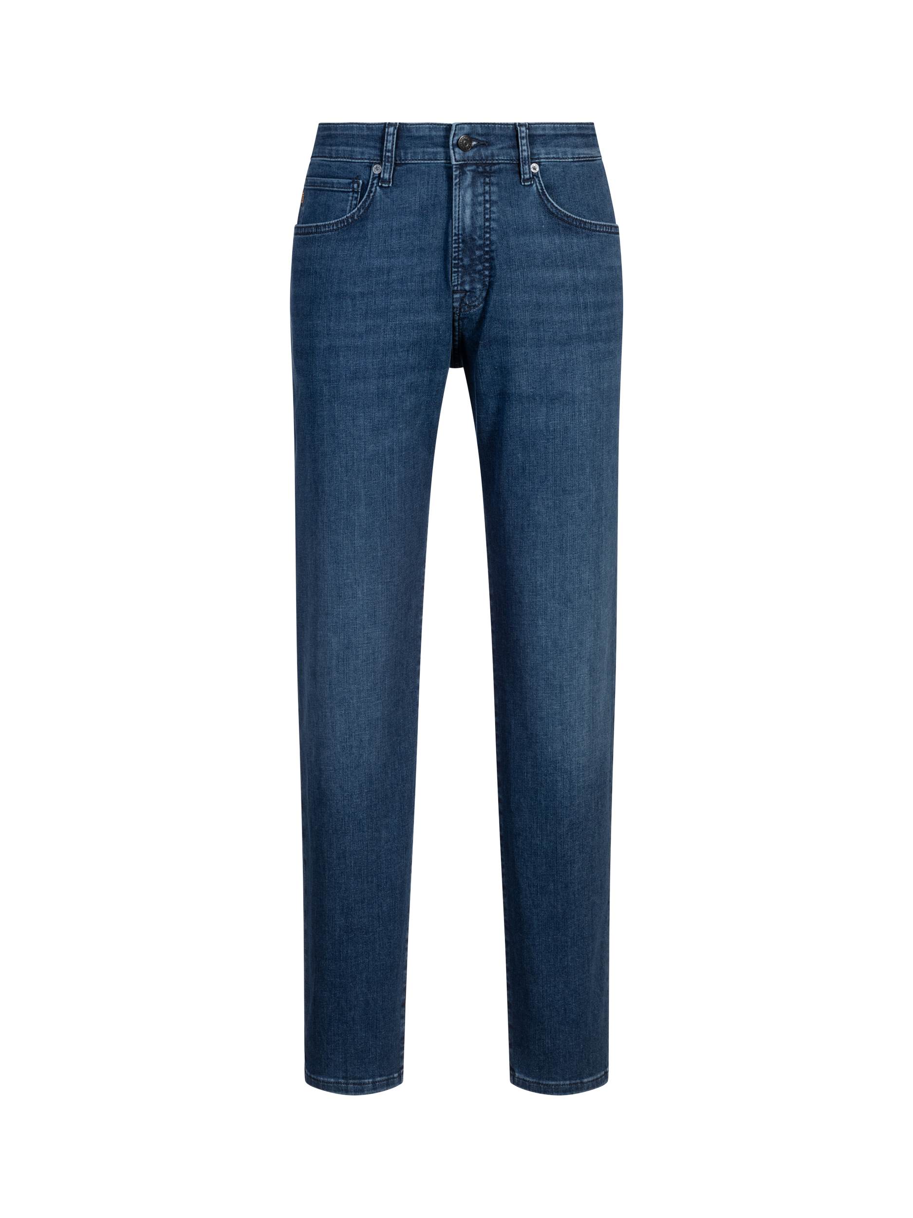 Product image 4 of 6, which shows BOSS Regular Fit Jeans, Navy, 30R