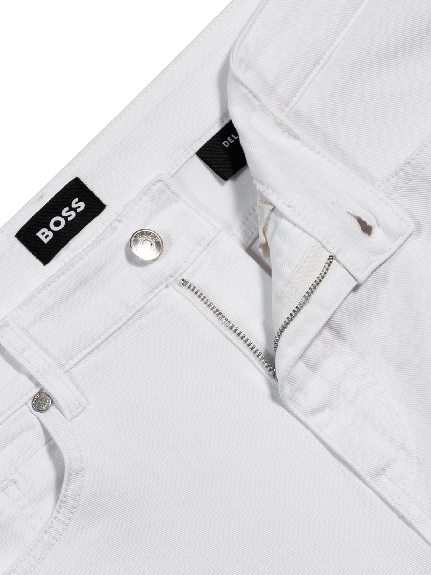 Product image 5 of 6, which shows BOSS Slim Fit Jeans, White, 32R